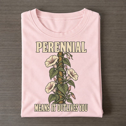 Means It Outlives You Botanical Warnings Classic T-shirt – Pink