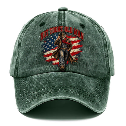 Not Today Old Man Old Man Strong Classic Cap – Forest Mist