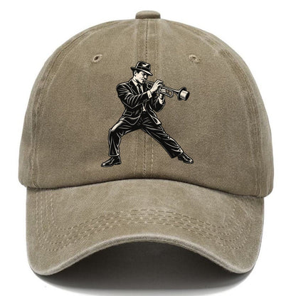 Trumpeter Muted Phrase Global Music Ink Figures Classic Cap – Warm Sand
