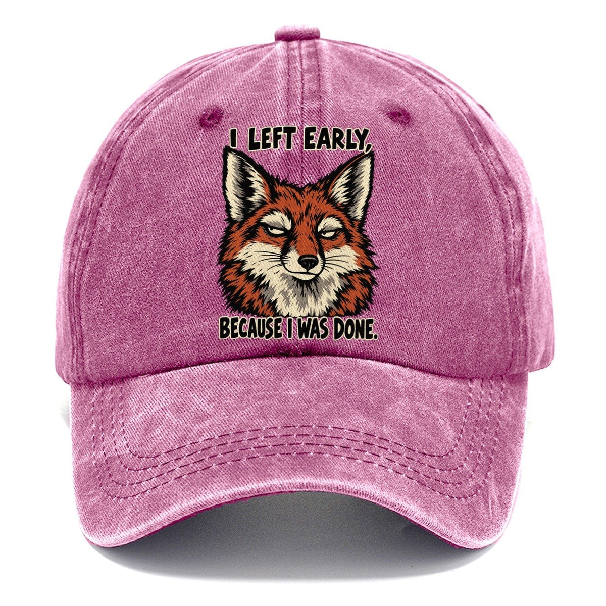 I Left Early Feral Logic Classic Cap – Dusty Rose