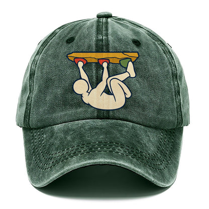 Overhang Body Position Rock Climbing Classic Cap – Forest Mist