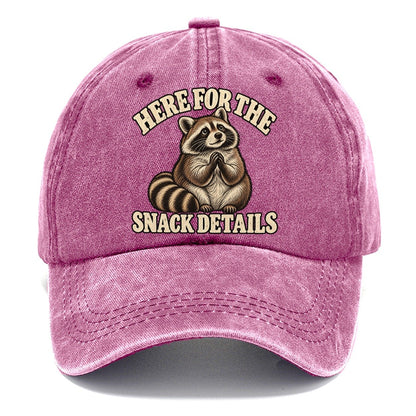Raccoon Snack Details Character Club Classic Cap – Dusty Rose