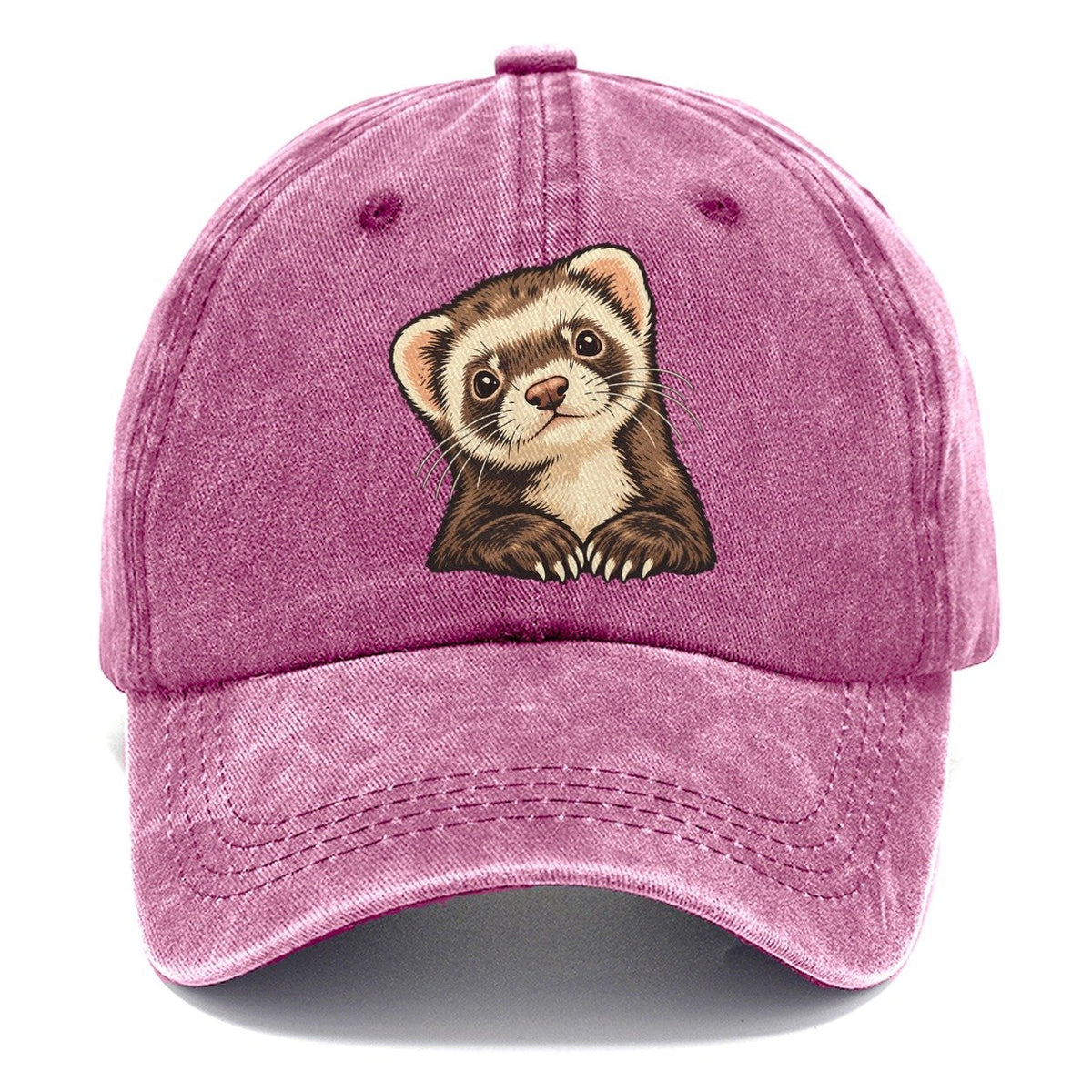 Ferret Peek Small Pet Logos Classic Cap – Dusty Rose