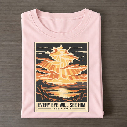 Every Eye Will See Given Light Classic T-shirt – Pink