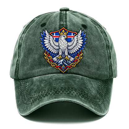Iceland Heraldic Crest Country Logos Classic Cap – Forest Mist