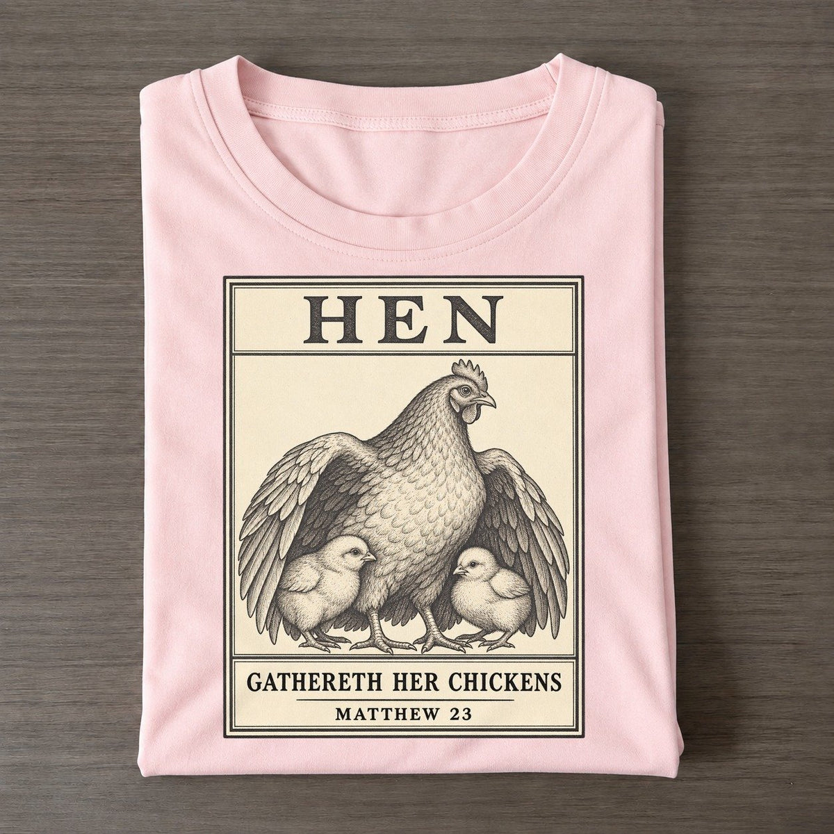Hen Specimen Plate Creature Canticle Classic T-shirt – Pink