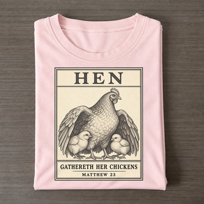 Hen Specimen Plate Creature Canticle Classic T-shirt – Pink