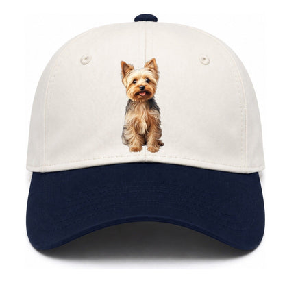 Yorkshire Terrier Dog Two Tone Cap – Navy