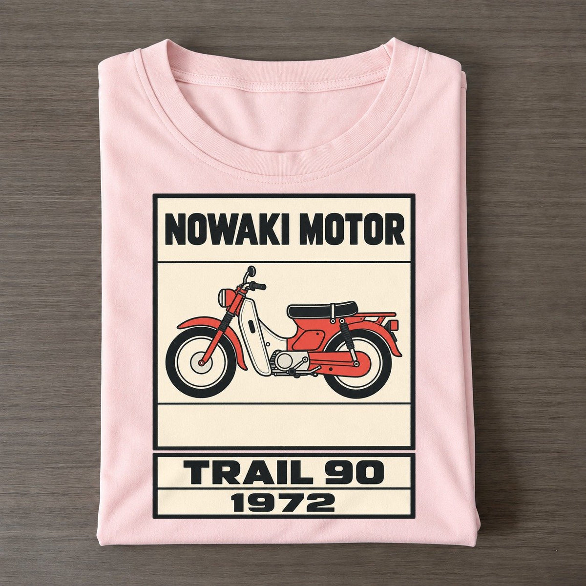 Nozomi Trail 90 Showa Speed Plates Classic T-shirt – Pink