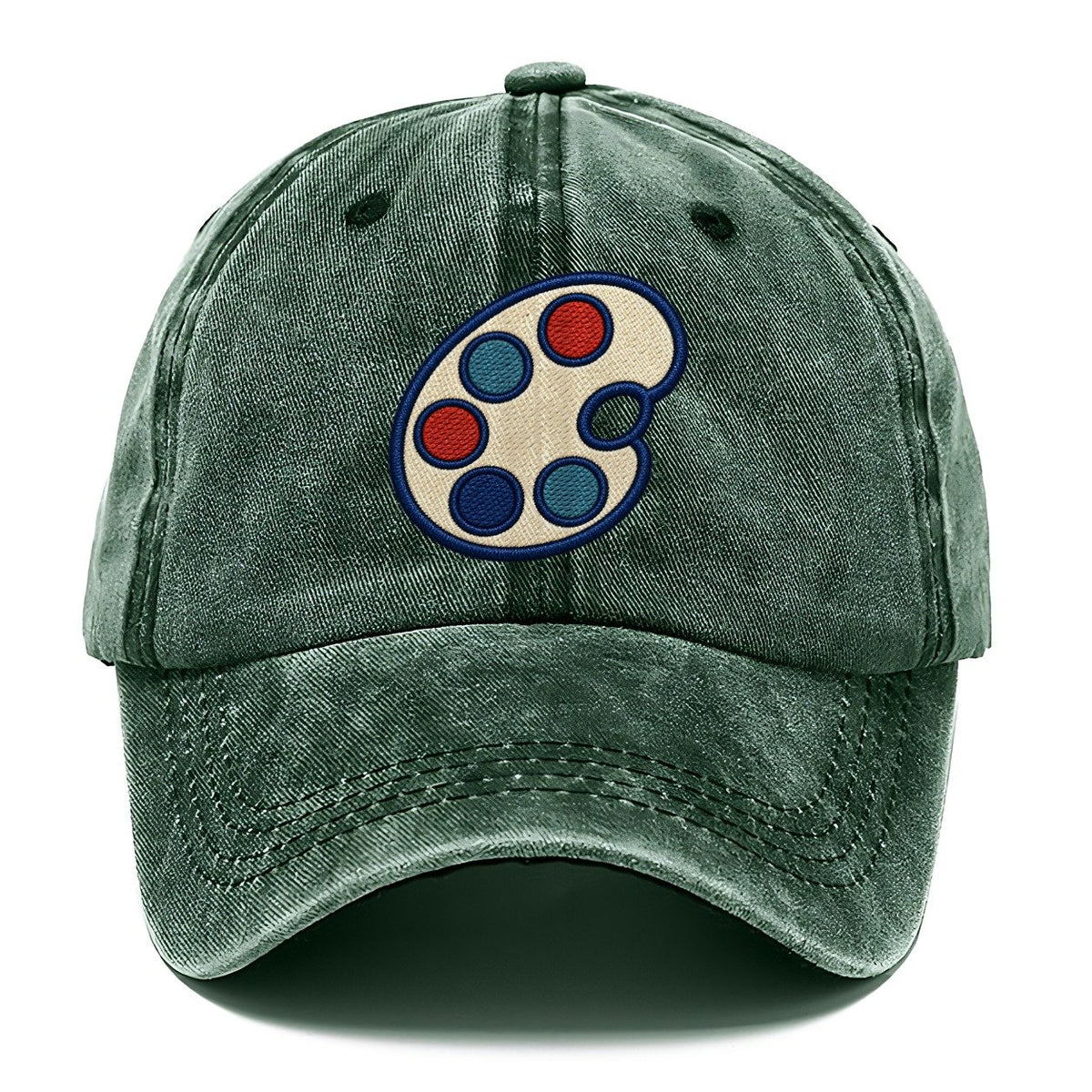 Painter Palette Tiny Solo Marks Classic Cap – Forest Mist