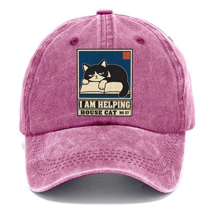 I Am Helping Neko Says No Classic Cap – Dusty Rose