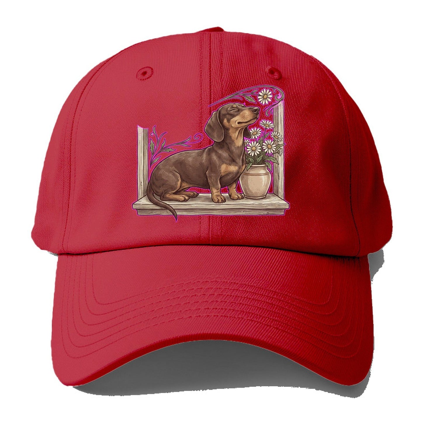 Sun Subscriber Baseball Cap – Red