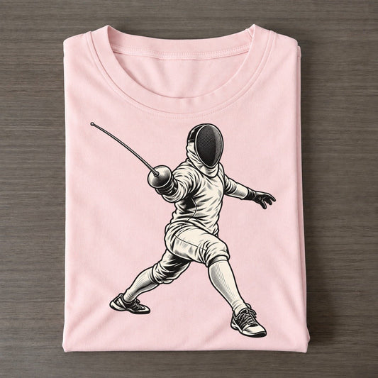 Fencer Parry Riposte Global Sports Ink Figures Classic T-shirt – Pink