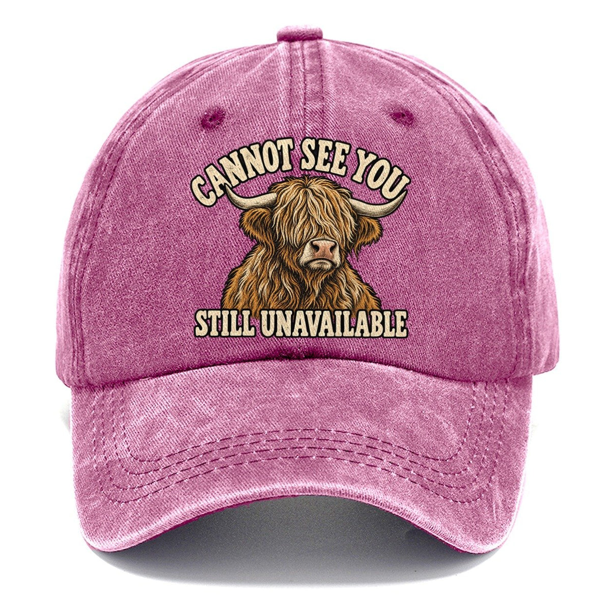 Highland Cow Unavailable Everyday Originals Classic Cap – Dusty Rose