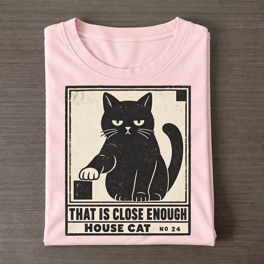 That Is Close Enough Neko Says No Classic T-shirt – Pink