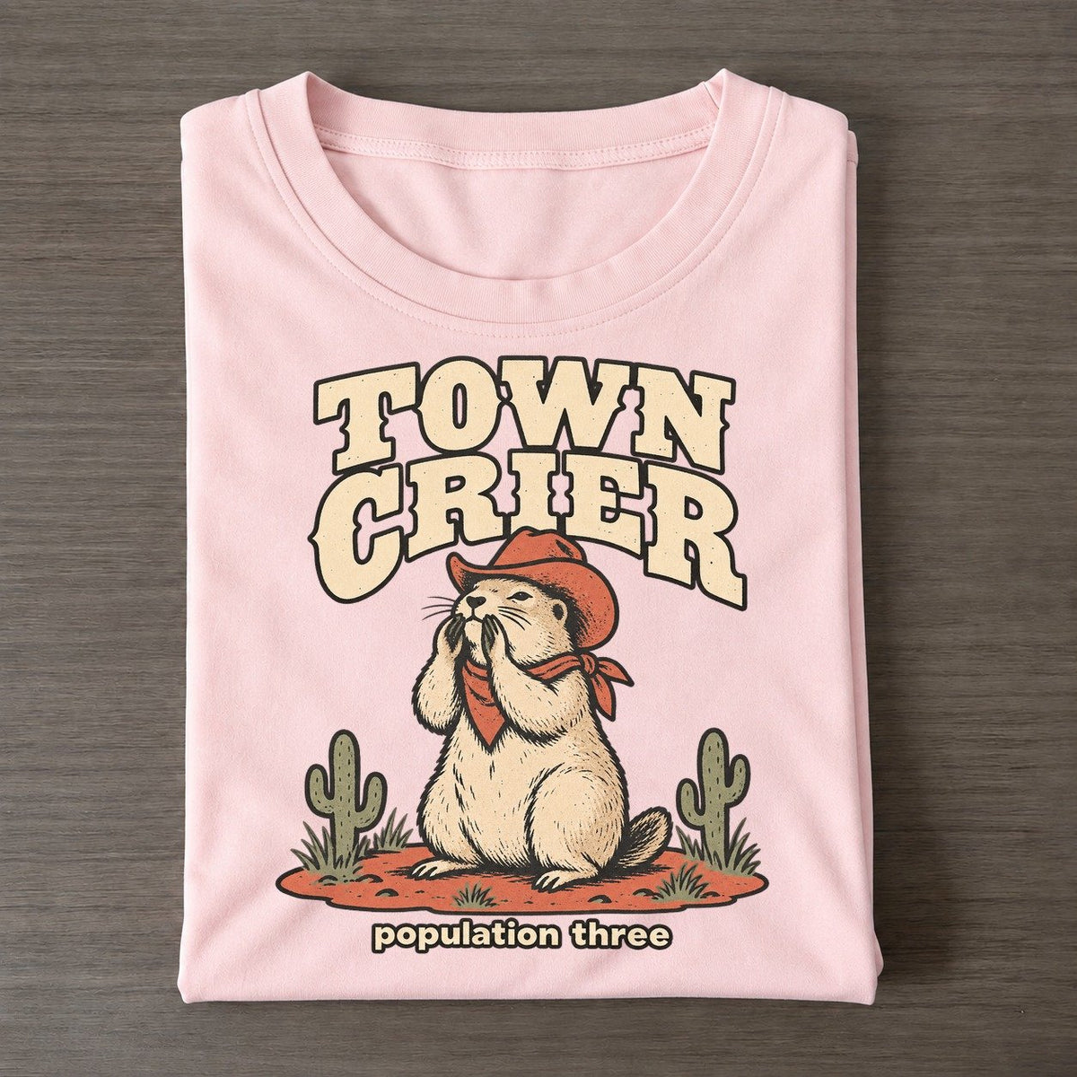 Town Crier Cowboy Critters Classic T-shirt – Pink