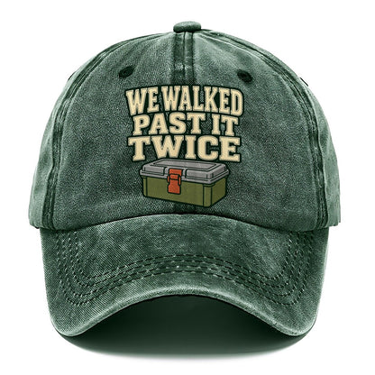 We Walked Past It Twice Geocaching Classic Cap – Forest Mist