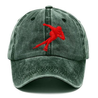 Speed Skater Corner Lean Micro Motion Mark Classic Cap – Forest Mist
