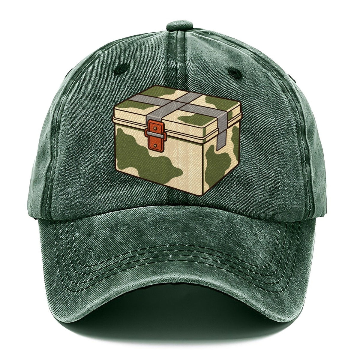 Wrapped And Taped Box Geocaching Classic Cap – Forest Mist