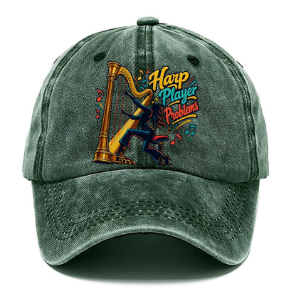 Harp Player Problems Music Instruments Classic Cap – Forest Mist