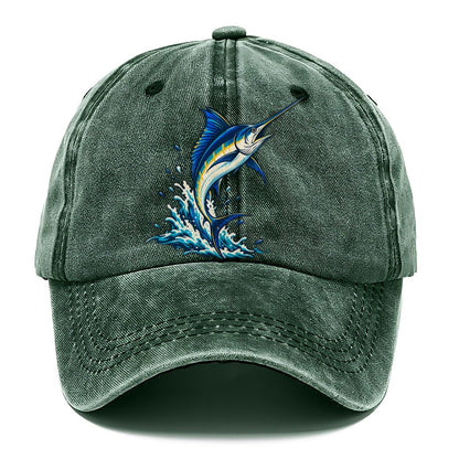 Marlin Leap Fishing Elegant Classic Cap – Forest Mist