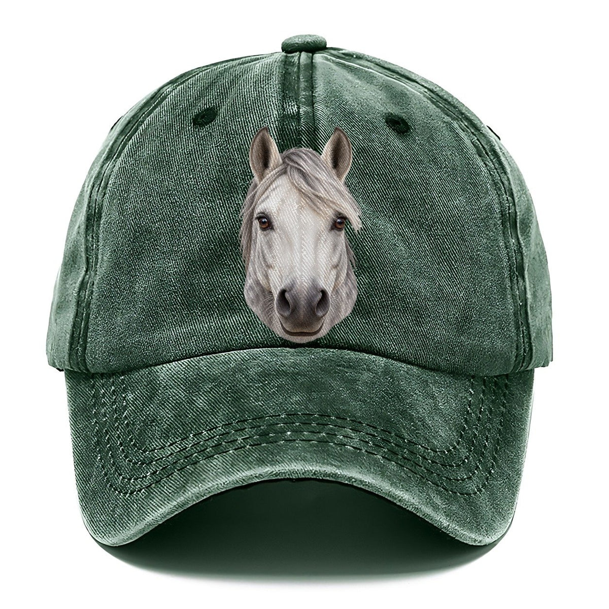 Grey Horse Windblown Forelock Pastimes Companions Classic Cap – Forest Mist