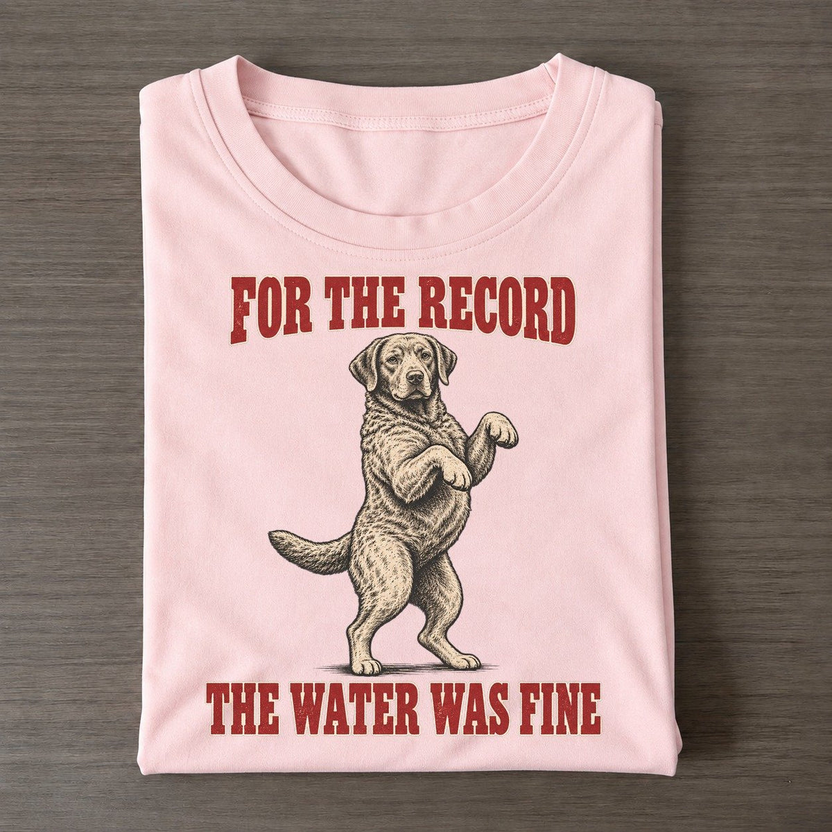 Chesapeake Bay Retriever Dog Declarations Classic T-shirt – Pink