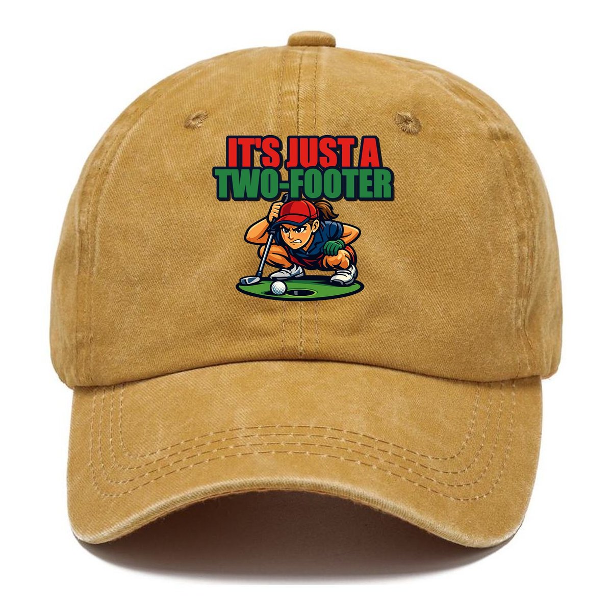 It Is Just A Two Footer Golf Classic Cap – Forest Mist