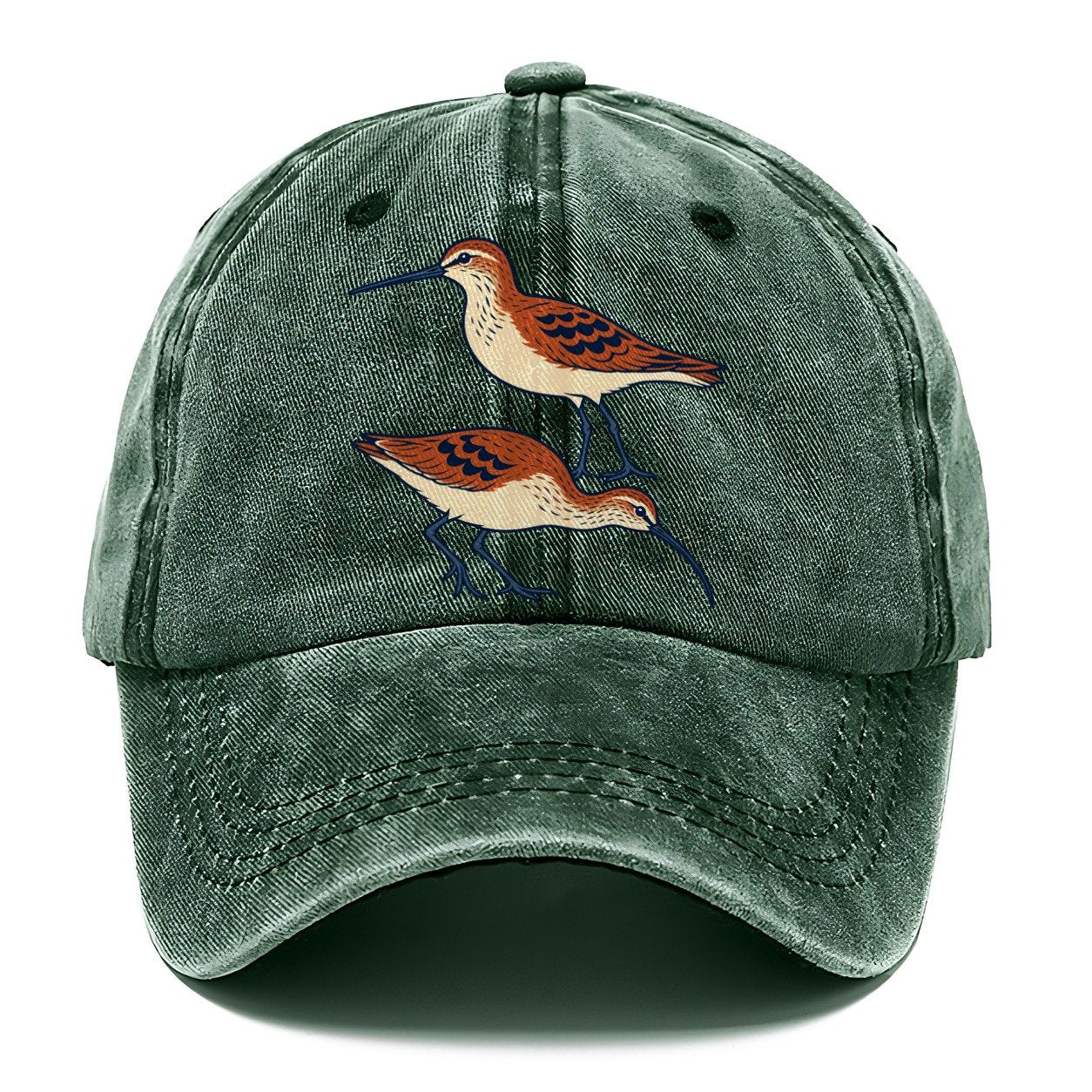 Shorebird Profile Study Birdwatching Classic Cap – Forest Mist