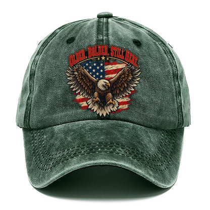 Older Bolder Still Here Old Man Strong Classic Cap – Forest Mist