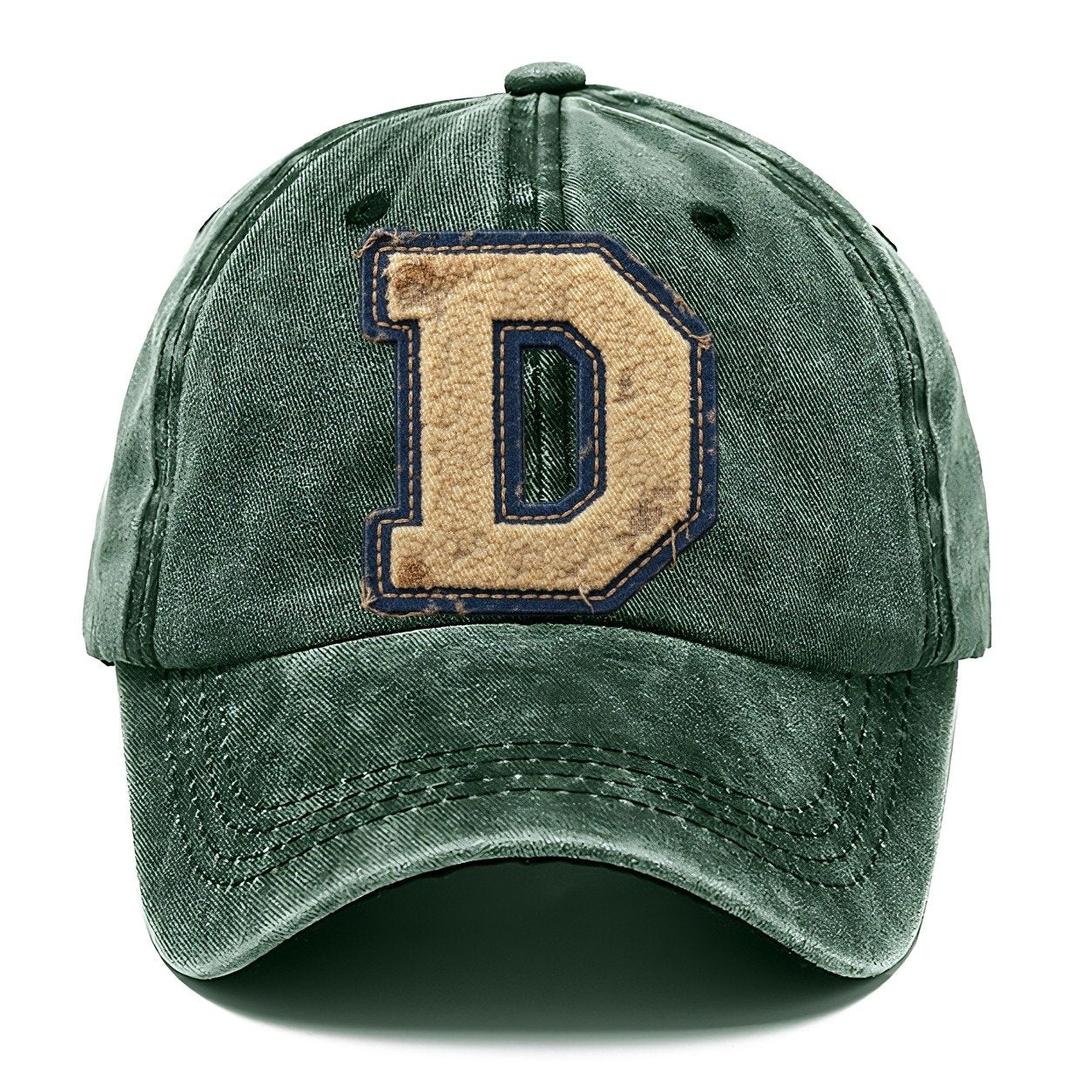 Varsity Chenille D Monogram Classic Cap – Forest Mist