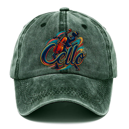 Cello Wordmark Music Instruments Classic Cap – Forest Mist