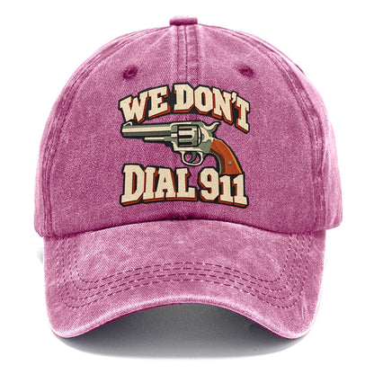 Layered Paper Cut We Don't Dial 911 Classic Cap – Dusty Rose