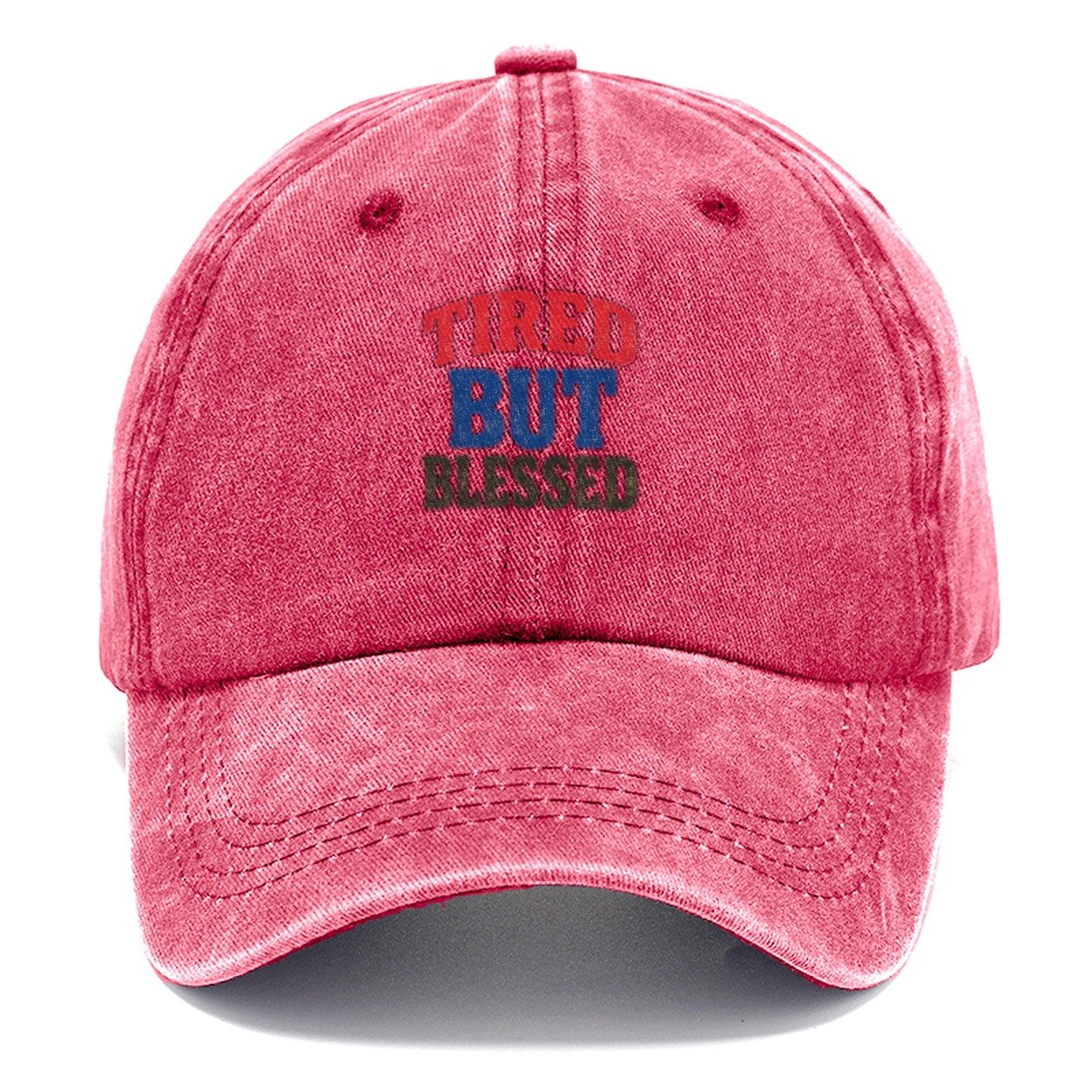Tired Blessed Classic Cap – Pomegranate Blush