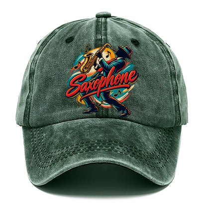 Saxophone Crest Music Instruments Classic Cap – Forest Mist