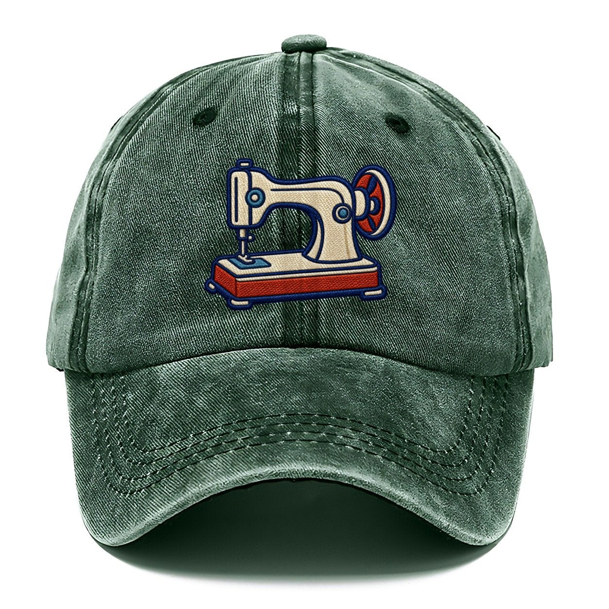 Sewing Machine Tiny Solo Marks Classic Cap – Forest Mist
