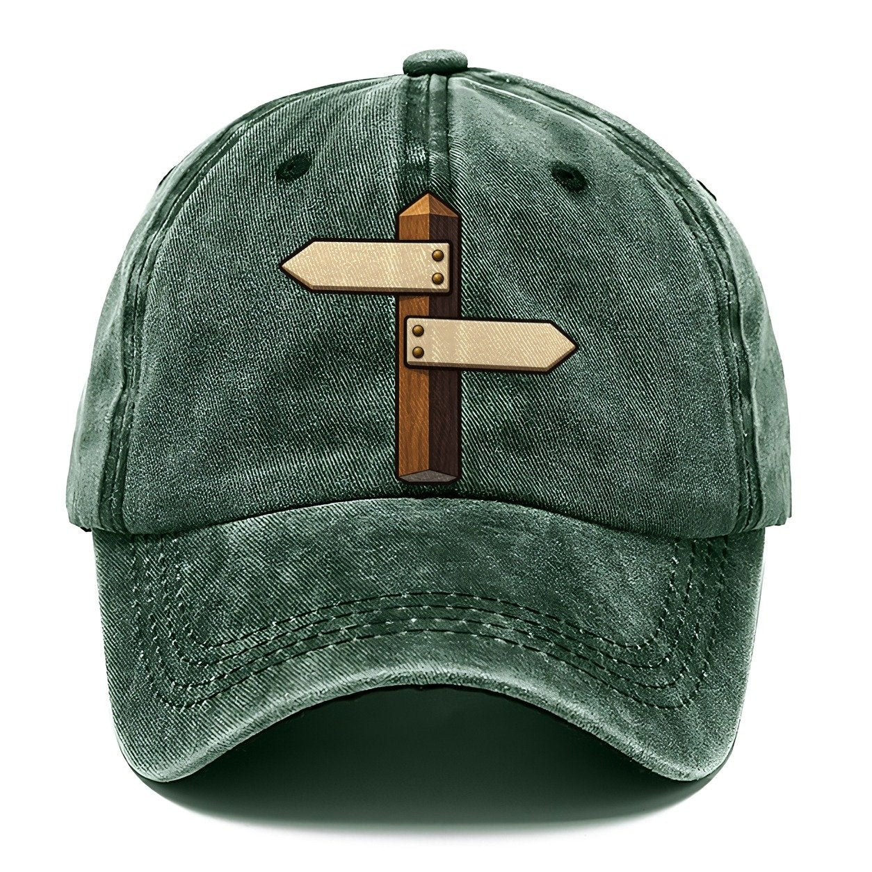 Trail Junction Post Geocaching Classic Cap – Forest Mist