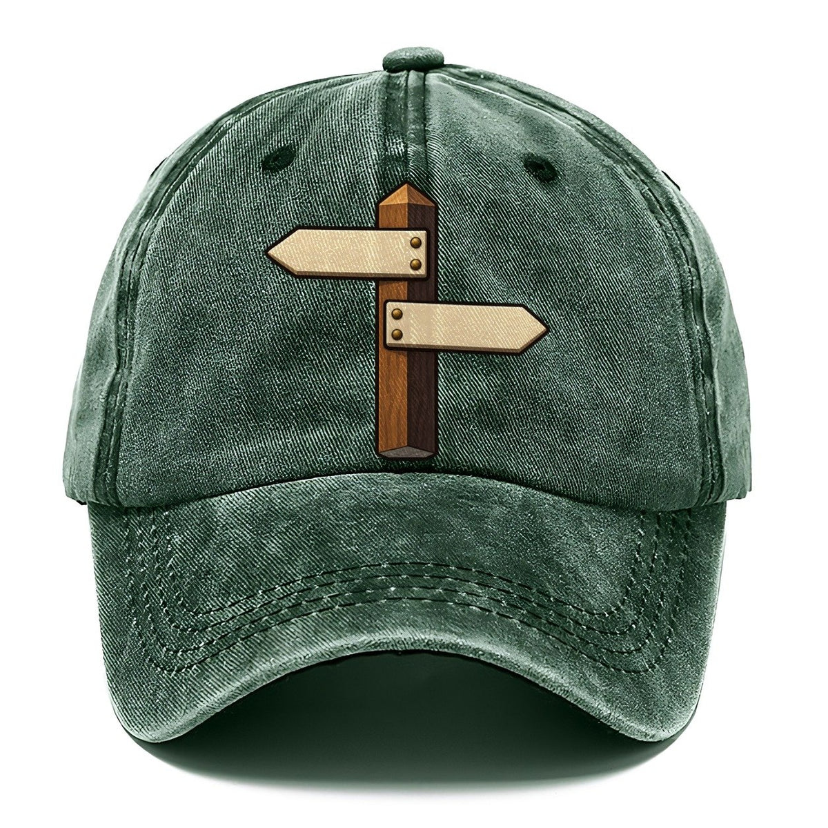 Trail Junction Post Geocaching Classic Cap – Forest Mist