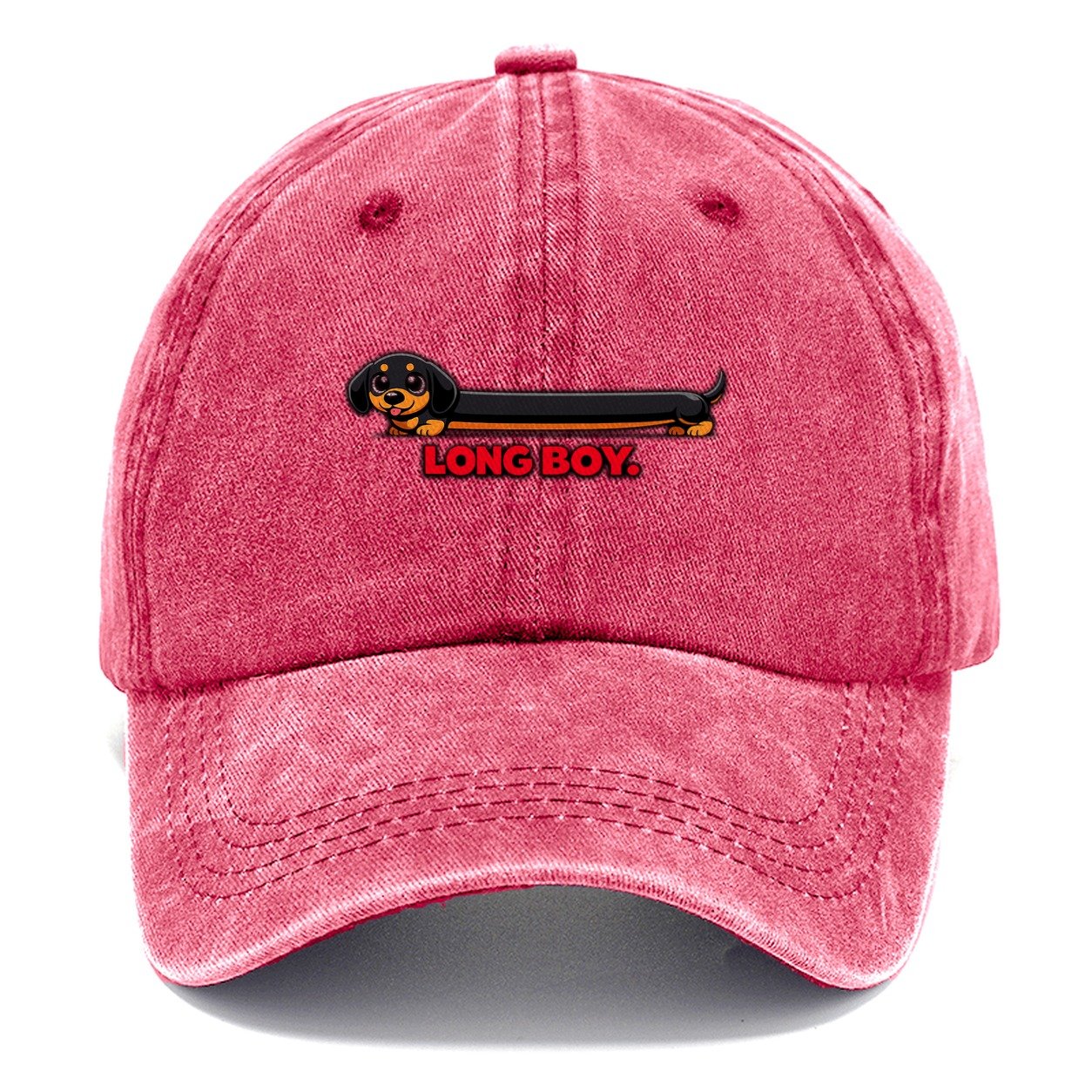 Long Dachshund Stretch Classic Cap – Pomegranate Blush