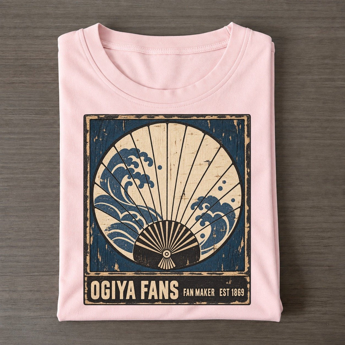 Ogiya Fan Makers Noren Trade Co Classic T-shirt – Pink