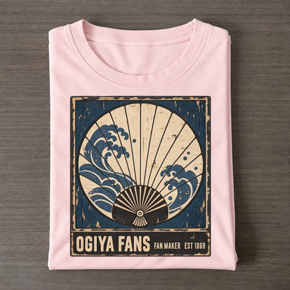 Ogiya Fan Makers Noren Trade Co Classic T-shirt – Pink