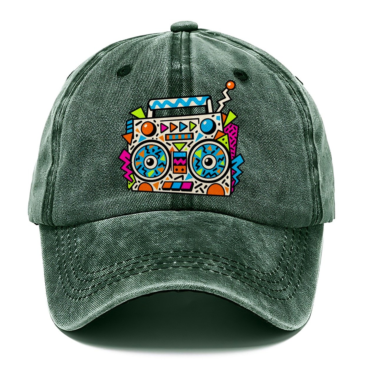 Zigzag Boombox Crazy Styles Classic Cap – Forest Mist