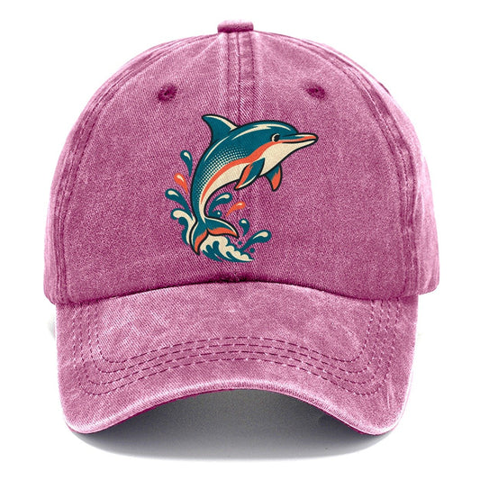 Dolphin Arc Classic Cap – Dusty Rose