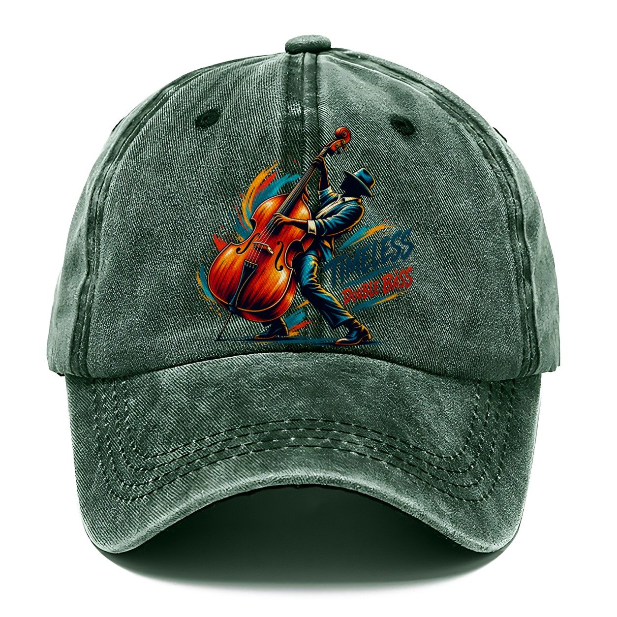 Timeless Double Bass Music Instruments Classic Cap – Forest Mist