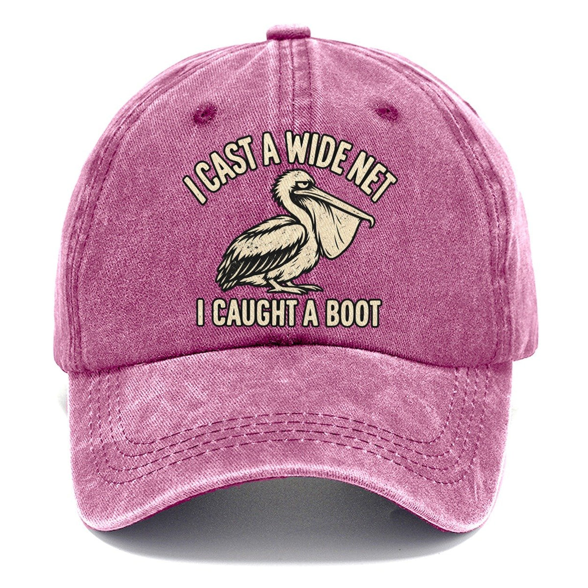 Pelican Wide Net No Worm Club Classic Cap – Dusty Rose
