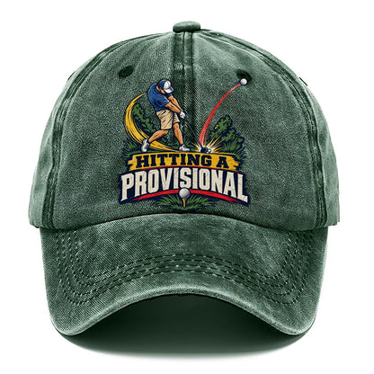 Hitting A Provisional Golf Life Classic Cap – Forest Mist
