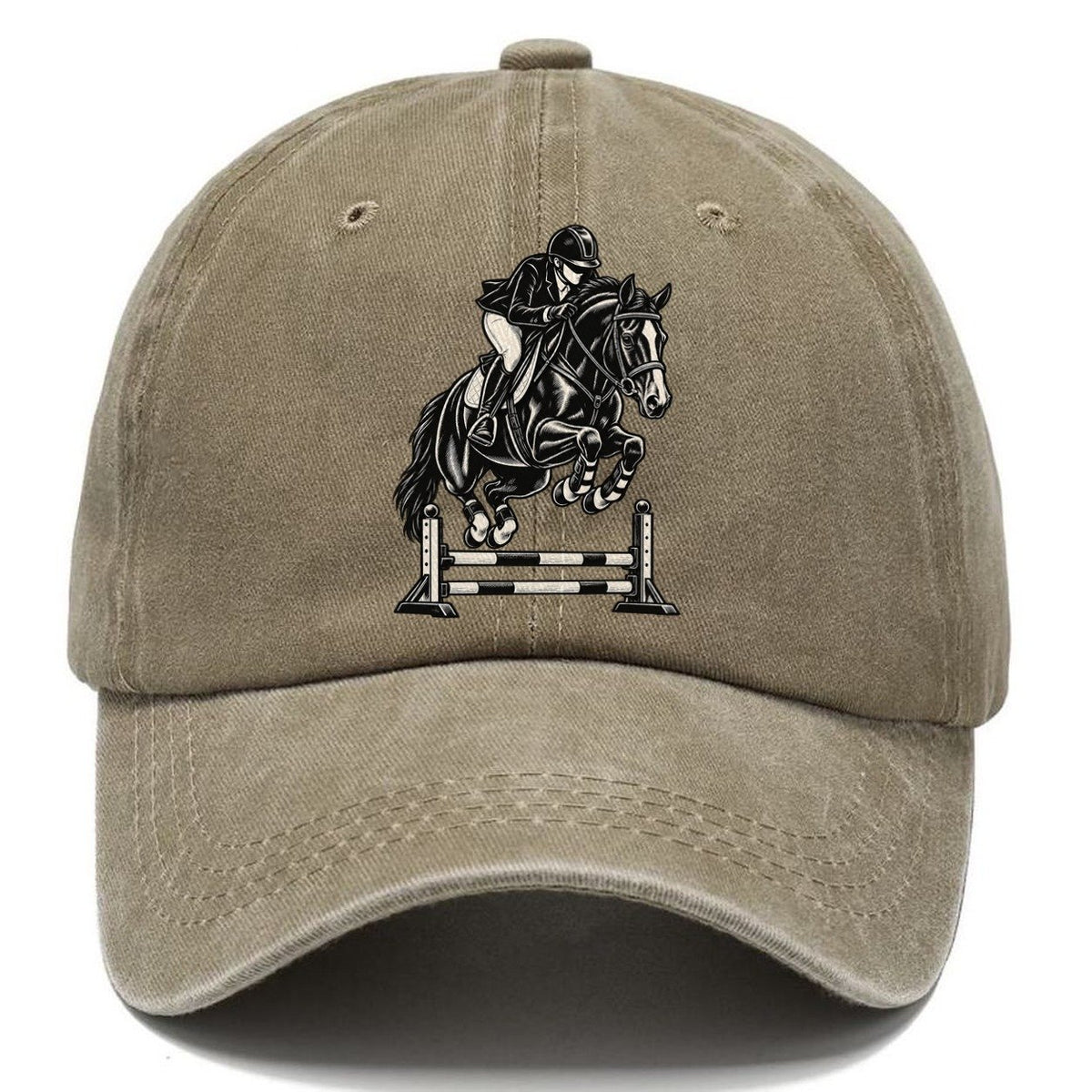 Equestrian Show Jump Global Sports Ink Figures Classic Cap – Warm Sand