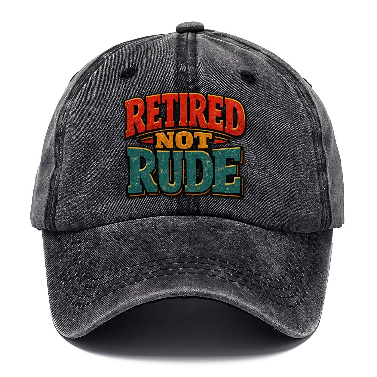 Retired Not Rude Classic Cap – Graphite