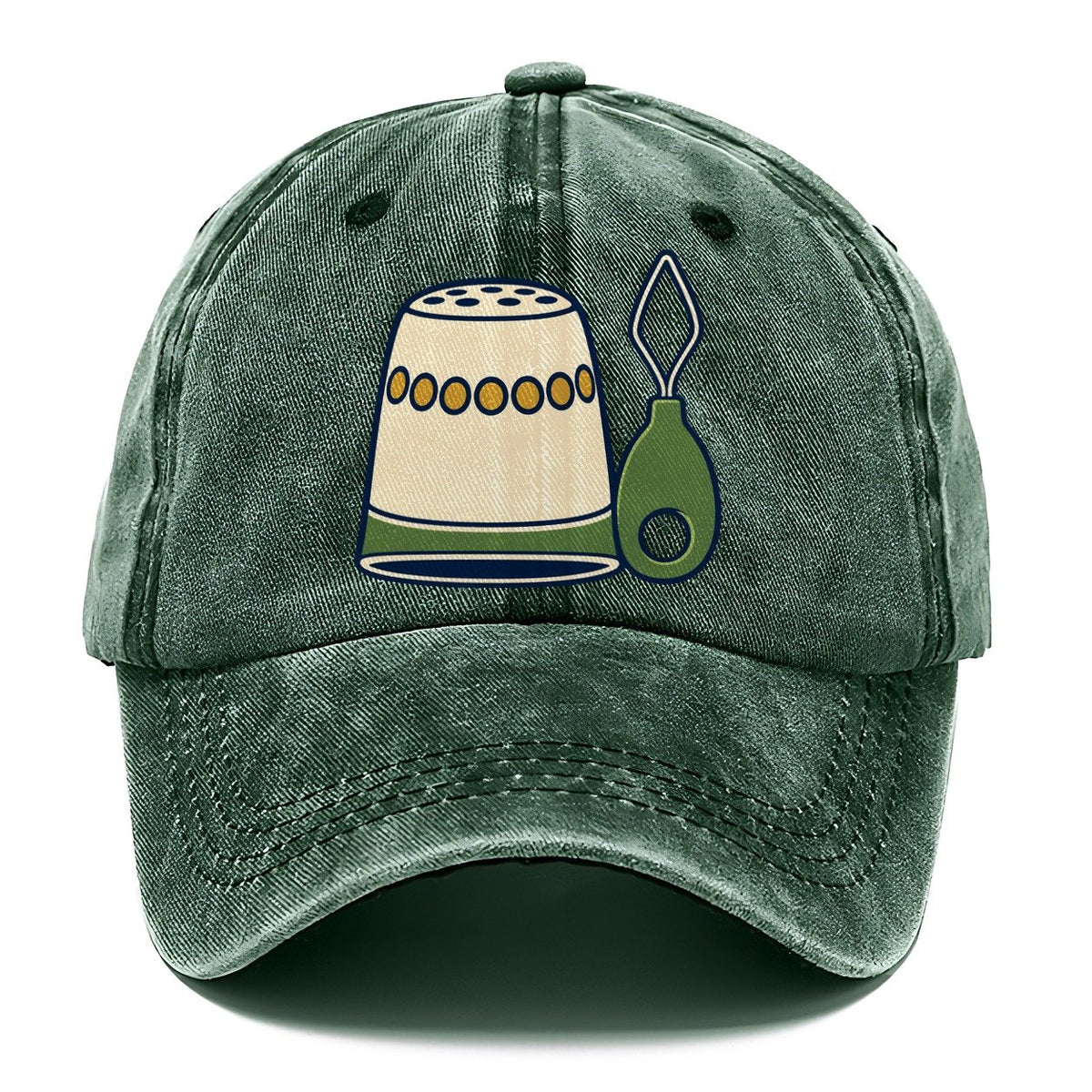 Thimble And Threader And Needlework Classic Cap – Forest Mist