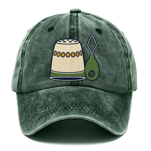 Thimble And Threader And Needlework Classic Cap – Forest Mist